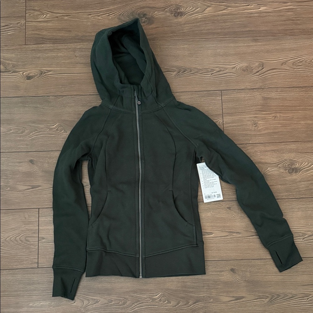 lululemon athletica Forest Green Hooded Utility Jacket